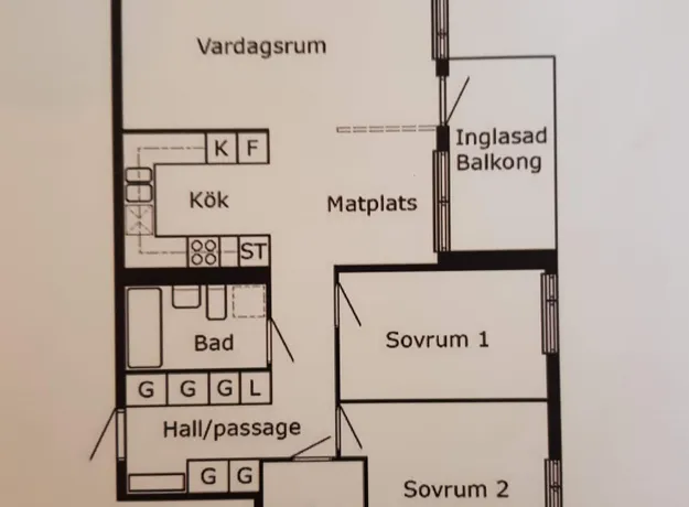 3 rums lägenhet i Märsta