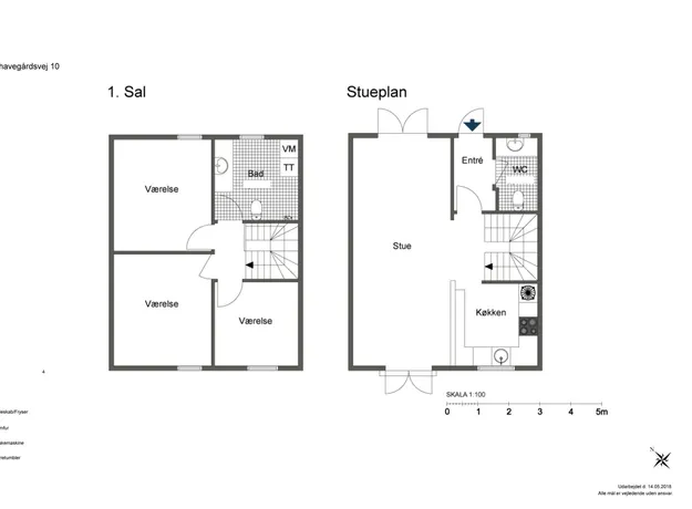 4 værelses hus på 106 m