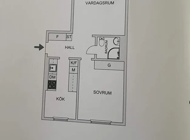 2 rums lägenhet i Östersund