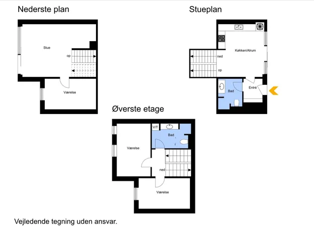 4 værelses hus på 131 m