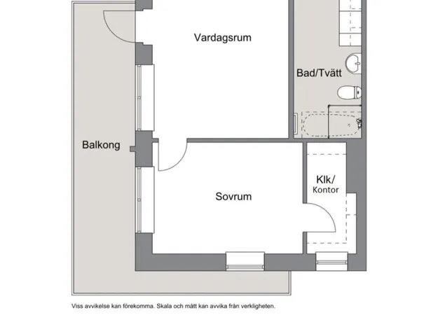 2 rums lägenhet i Täby