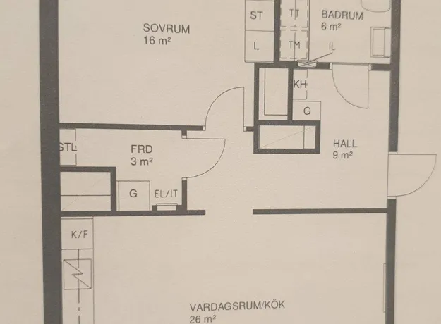 2 rums lägenhet i Solna