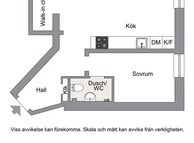 2 rums lägenhet i Stockholm