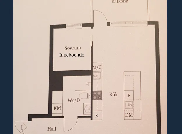 1 rums lägenhet i Sundbyberg