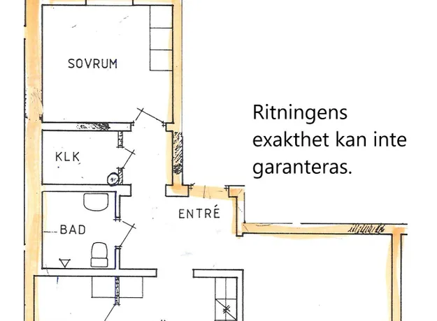 3 rums lägenhet i Kalmar