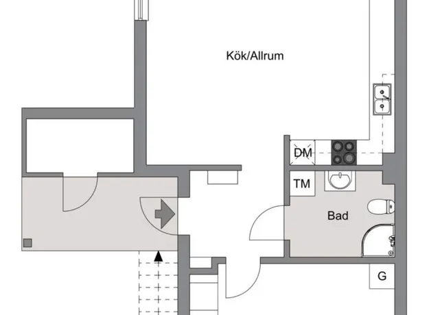 2 rums lägenhet i Åkersberga