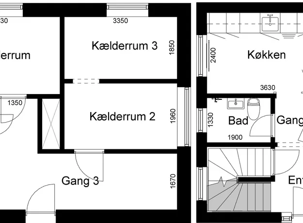 3 værelses hus på 81 m