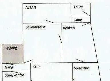 4 værelses lejlighed på 116 m