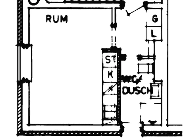 1 rums lägenhet i Malmö