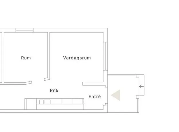 3 rums lägenhet i Vallentuna