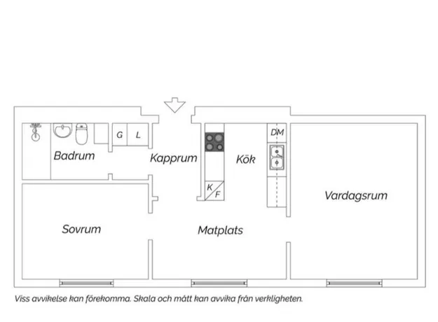 2 rums lägenhet i Täby