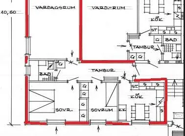 3 rums lägenhet i Glimåkra