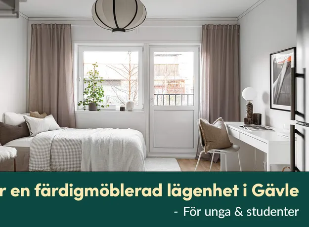 1 rums lägenhet i Gävle