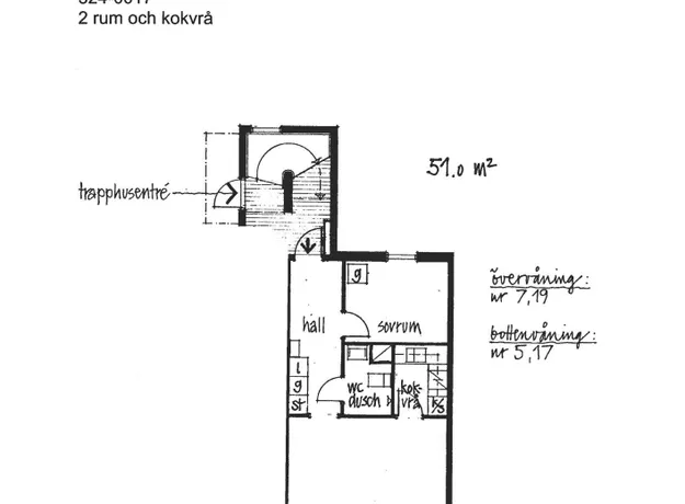 2 rums lägenhet i Mölndal