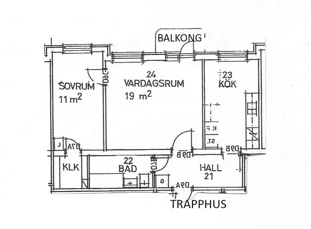 2 rums lägenhet i Linköping